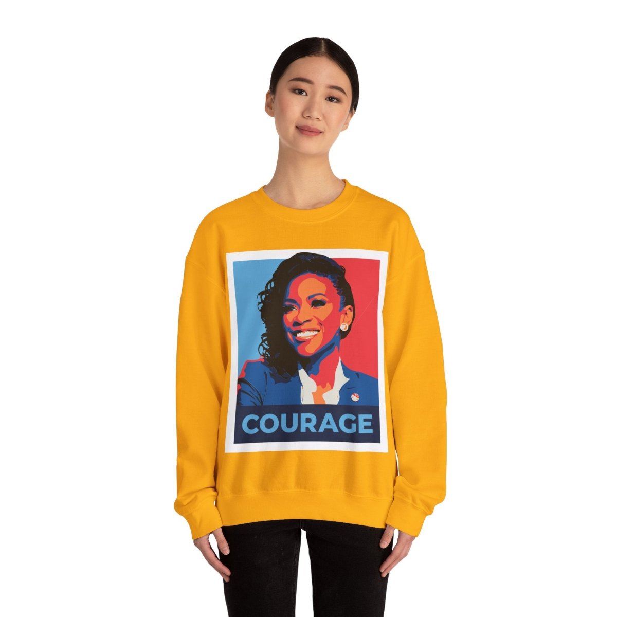 Free Oppression - Sweatshirt - Jasmine Crockett – Courage To Speak Up Sweatshirt