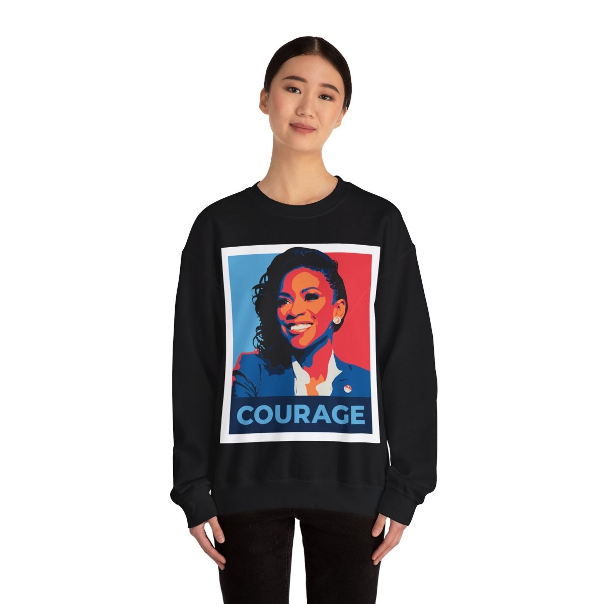 Free Oppression - Sweatshirt - Jasmine Crockett – Courage To Speak Up Sweatshirt