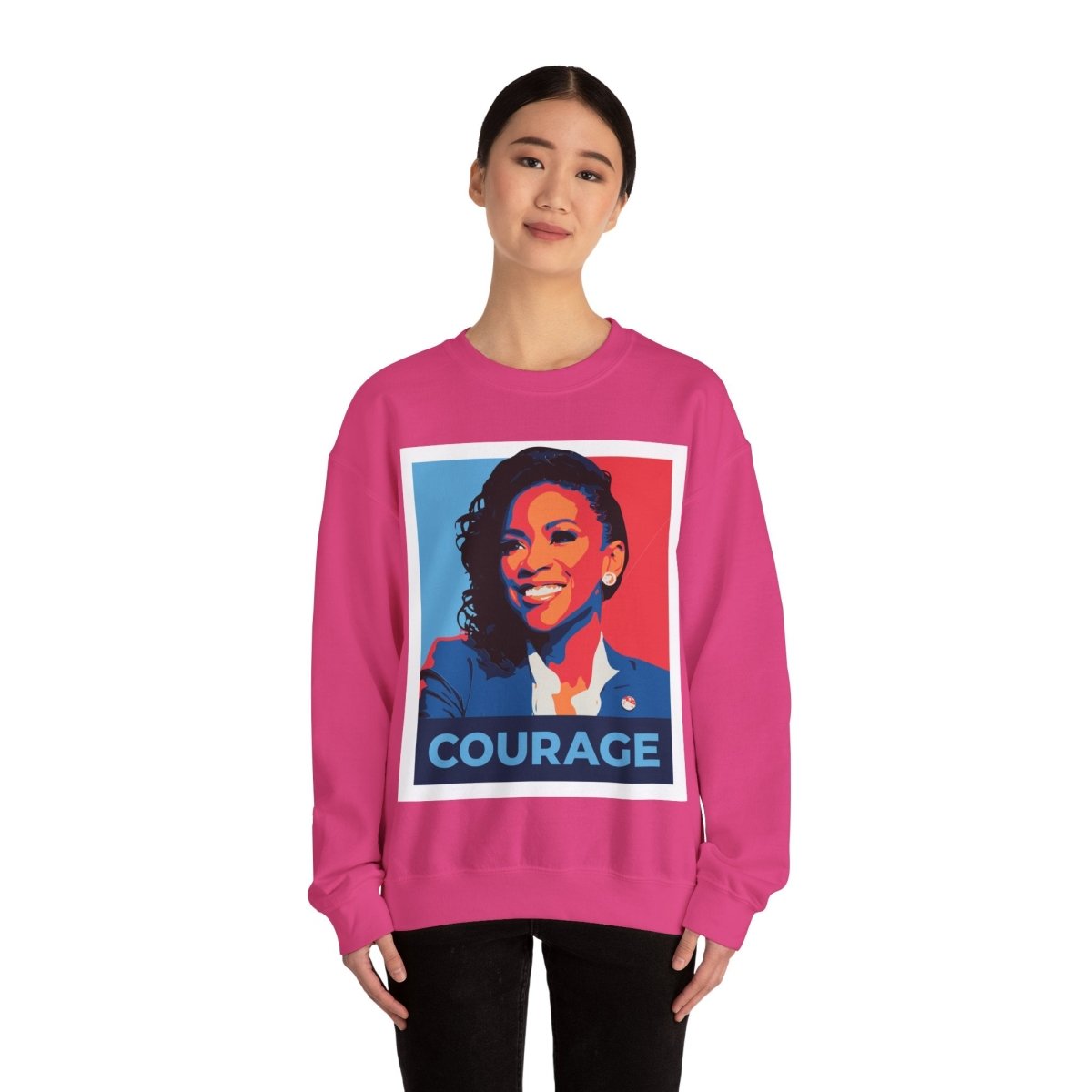 Free Oppression - Sweatshirt - Jasmine Crockett – Courage To Speak Up Sweatshirt