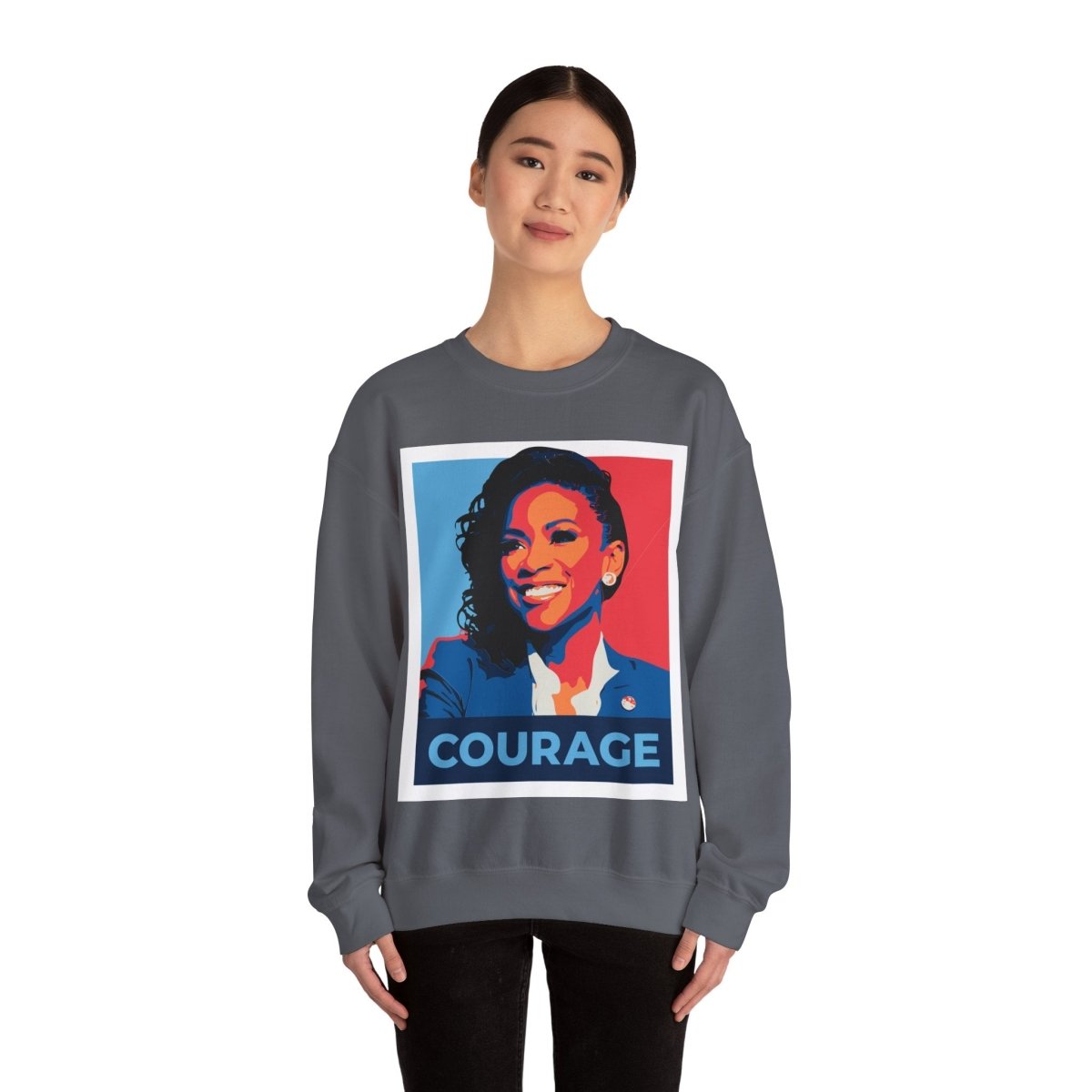 Free Oppression - Sweatshirt - Jasmine Crockett – Courage To Speak Up Sweatshirt
