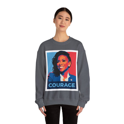 Free Oppression - Sweatshirt - Jasmine Crockett – Courage To Speak Up Sweatshirt