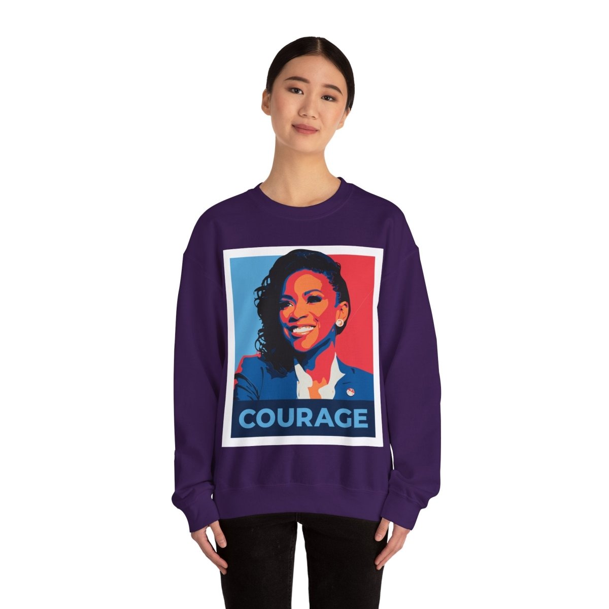 Free Oppression - Sweatshirt - Jasmine Crockett – Courage To Speak Up Sweatshirt