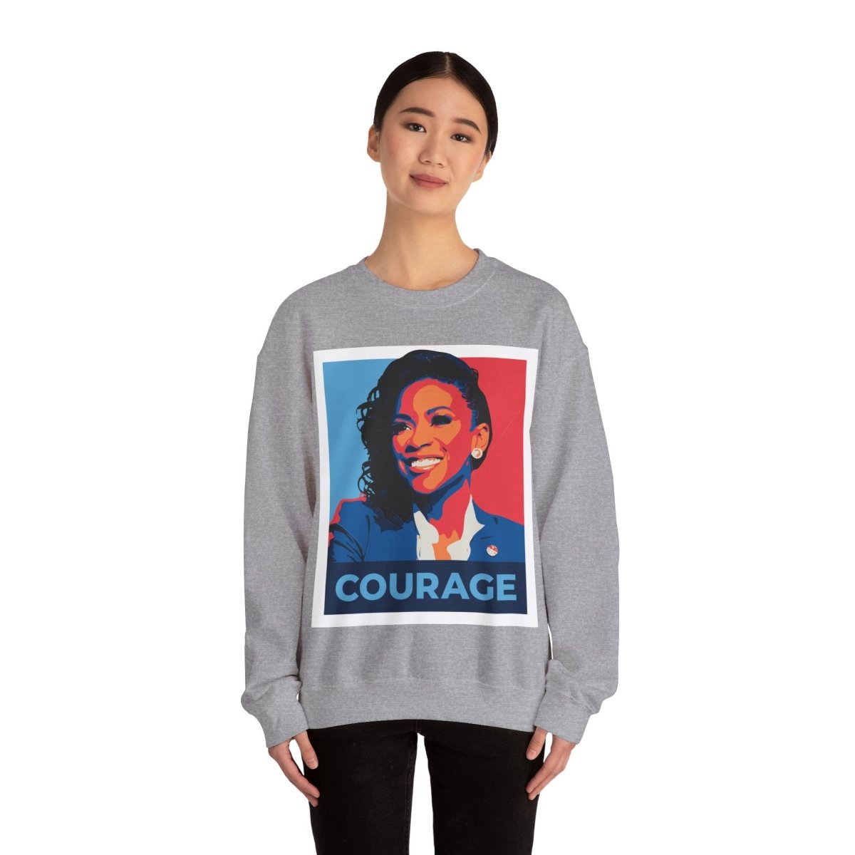 Free Oppression - Sweatshirt - Jasmine Crockett – Courage To Speak Up Sweatshirt