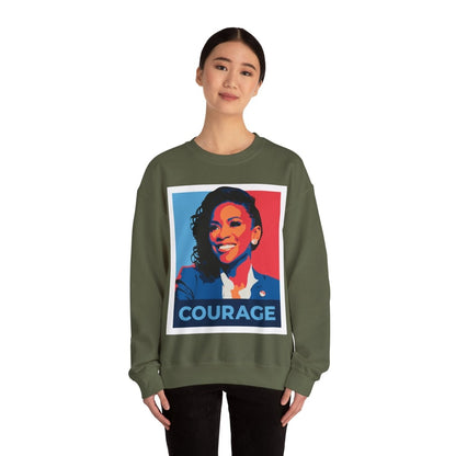 Free Oppression - Sweatshirt - Jasmine Crockett – Courage To Speak Up Sweatshirt