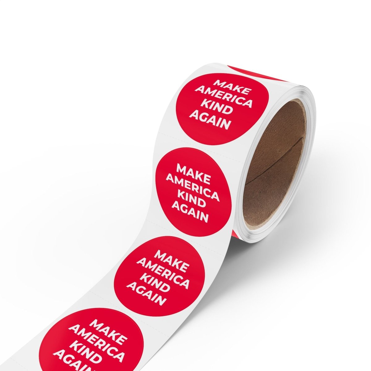 Free Oppression - Sticker Roll - Make America Kind Again - Round Vinyl Sticker Roll — Anti Trump LGBT Protest "No Kings" Antifascist Decals