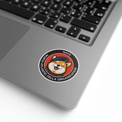 Free Oppression - Sticker Roll - NAFO - North Atlantic Fella Organization - Round Vinyl Sticker Label Rolls - Anti Trump Protest "No Kings" Antifascist Decals