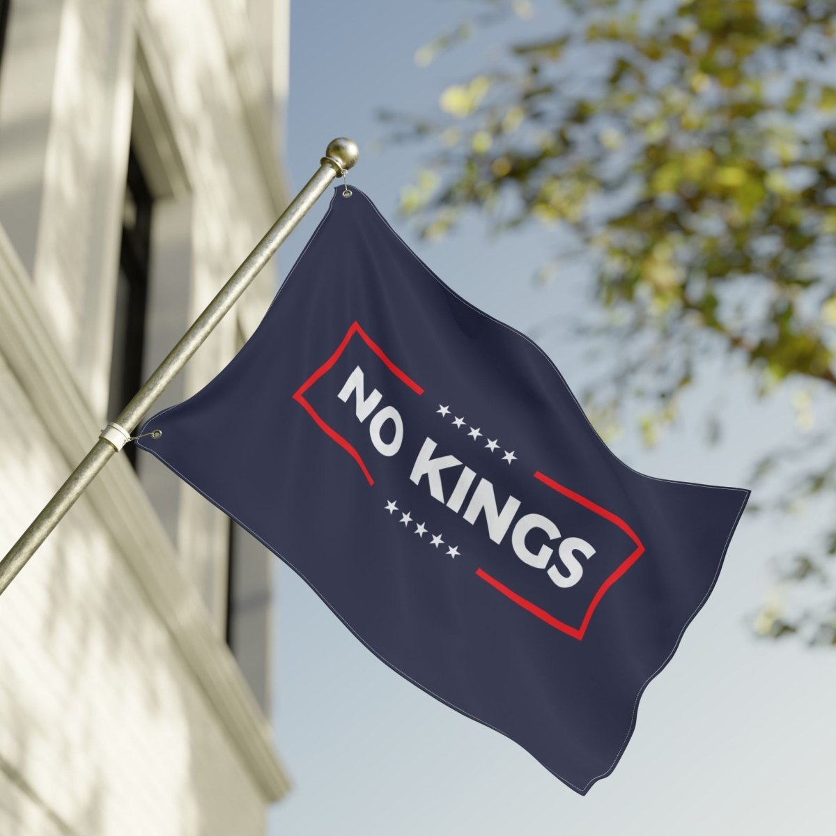 Free Oppression - Home Decor - No Kings Flag - Double - Sided Protest Banner, Anti Trump, Political Activist Flag for Marches, Rallies, Wall Decor