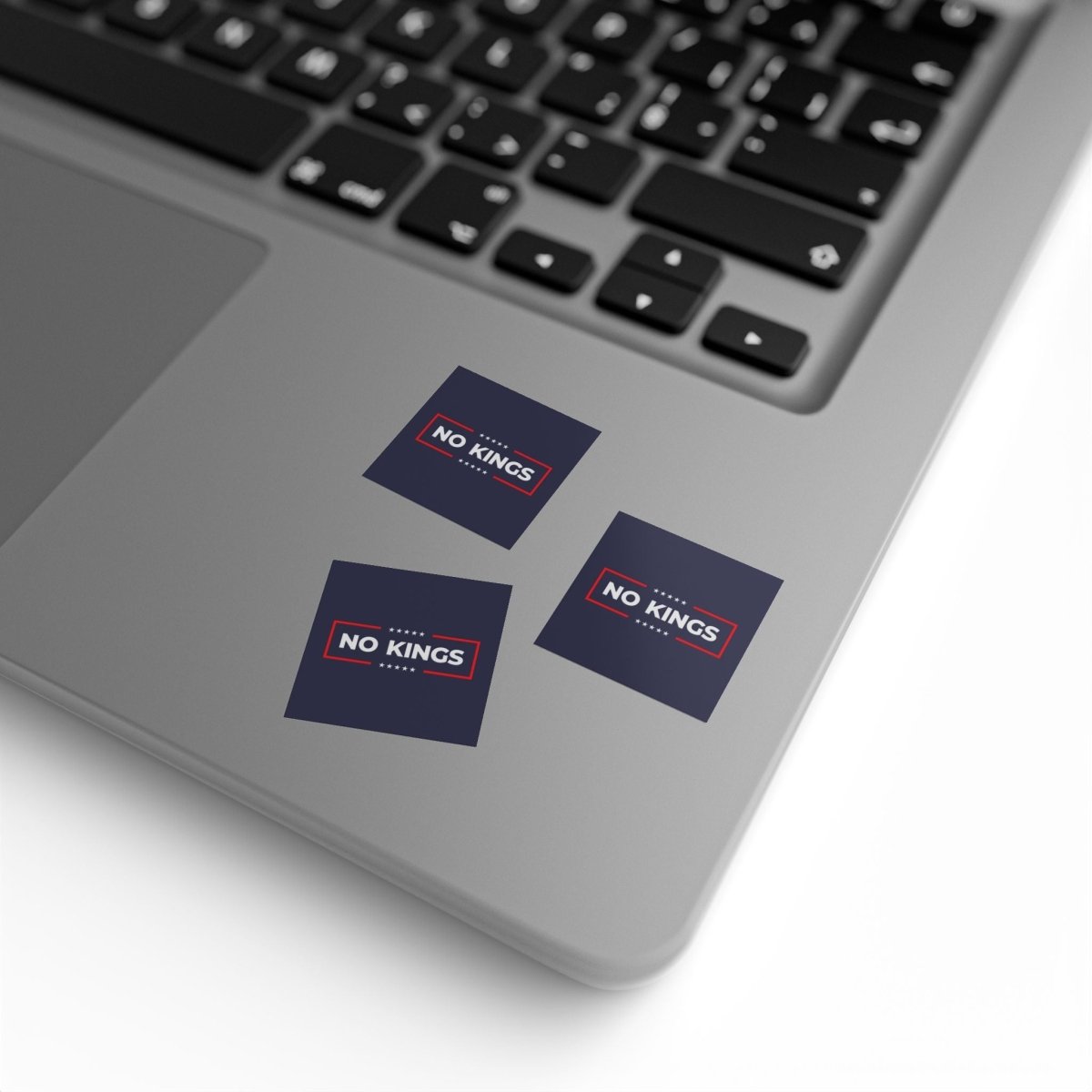 Free Oppression - Sticker Roll - No Kings - Square Vinyl Sticker Label Rolls - Anti Trump Protest "No Kings" Antifascist Decals