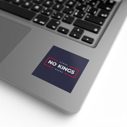 Free Oppression - Sticker Roll - No Kings - Square Vinyl Sticker Label Rolls - Anti Trump Protest "No Kings" Antifascist Decals