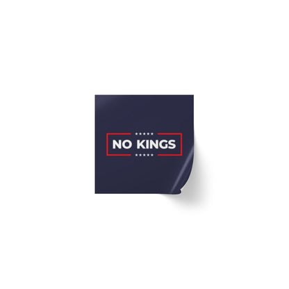 Free Oppression - Sticker Roll - No Kings - Square Vinyl Sticker Label Rolls - Anti Trump Protest "No Kings" Antifascist Decals