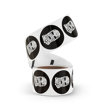 Free Oppression - Sticker Roll - United Citizens Against Citizens United – Round Sticker Label Rolls - Anti Trump No Kings Protest Decal