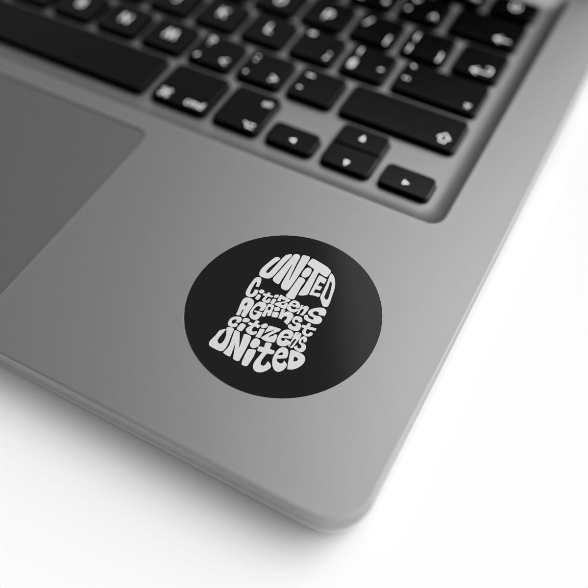 Free Oppression - Sticker Roll - United Citizens Against Citizens United – Round Sticker Label Rolls - Anti Trump No Kings Protest Decal