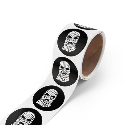 Free Oppression - Sticker Roll - United Citizens Against Citizens United – Round Sticker Label Rolls - Anti Trump No Kings Protest Decal