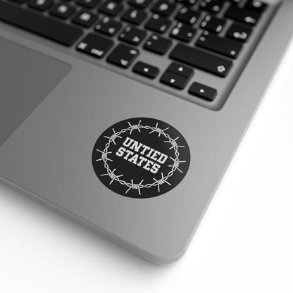 Free Oppression - Sticker Roll - Untied States - Round Vinyl Sticker Label Rolls - Anti Trump Protest "No Kings" Antifascist Decals