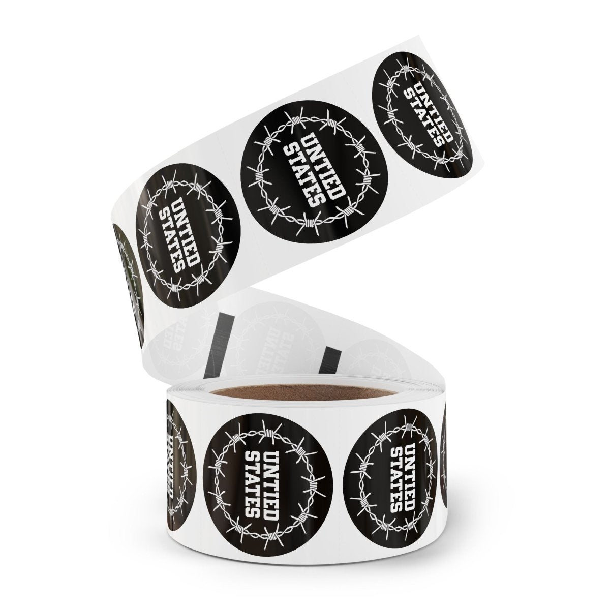 Free Oppression - Sticker Roll - Untied States - Round Vinyl Sticker Label Rolls - Anti Trump Protest "No Kings" Antifascist Decals