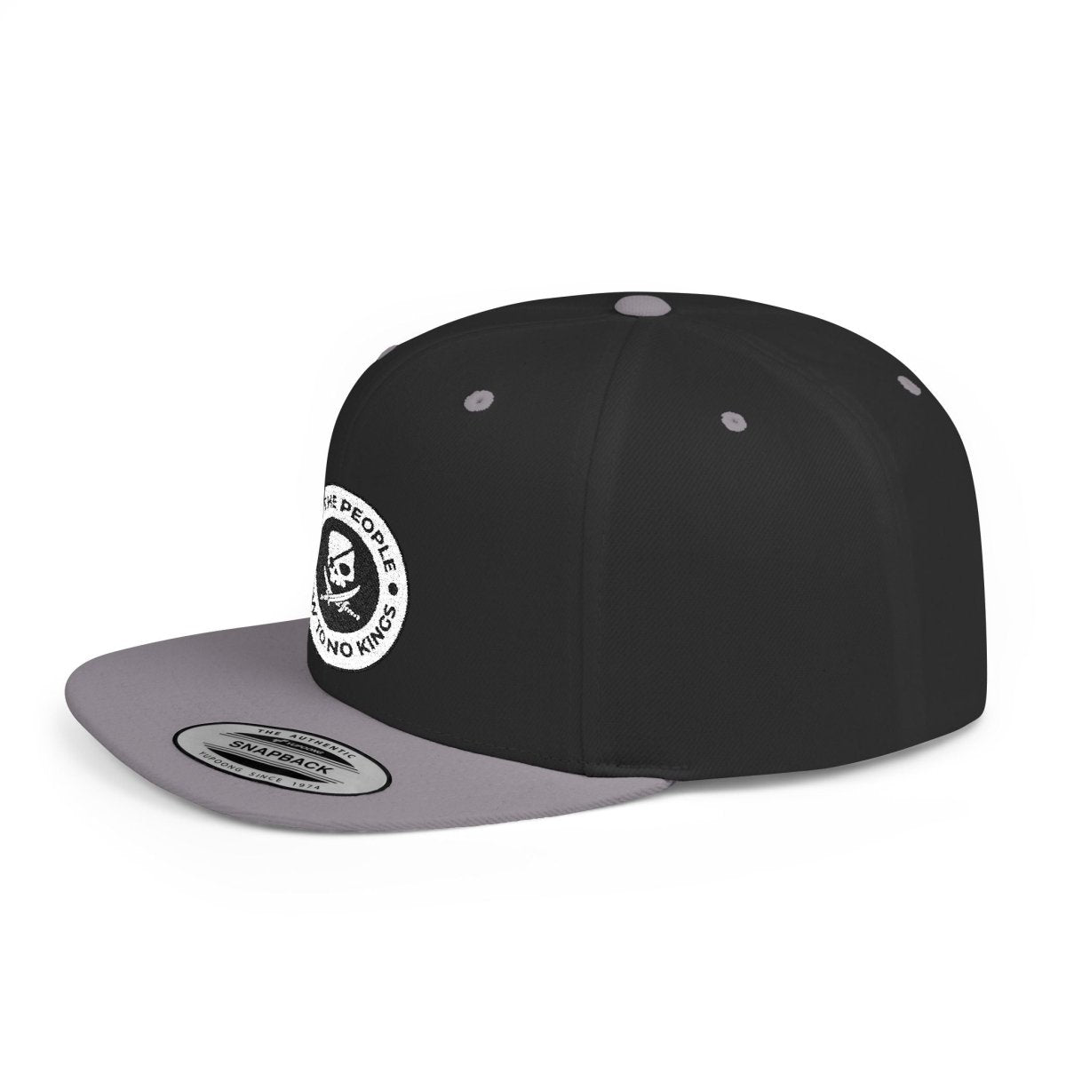 Free Oppression - Hats - We The People Bow To No Kings – Flat Bill Snapback Hat
