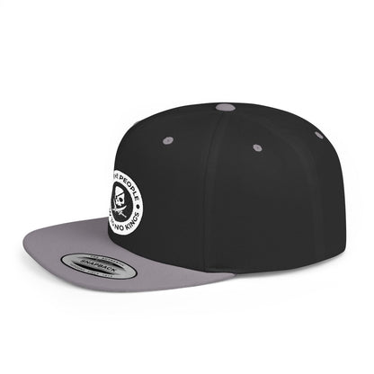Free Oppression - Hats - We The People Bow To No Kings – Flat Bill Snapback Hat