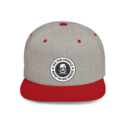 Free Oppression - Hats - We The People Bow To No Kings – Flat Bill Snapback Hat