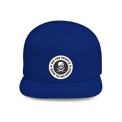Free Oppression - Hats - We The People Bow To No Kings – Flat Bill Snapback Hat