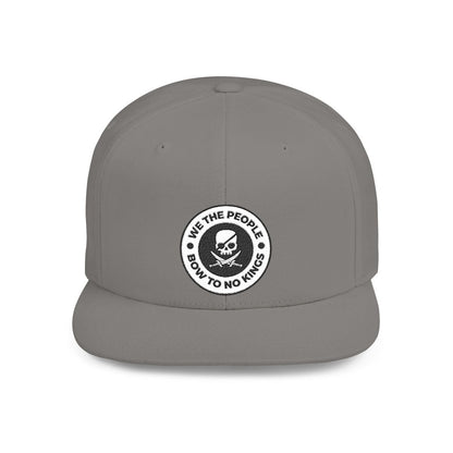 Free Oppression - Hats - We The People Bow To No Kings – Flat Bill Snapback Hat
