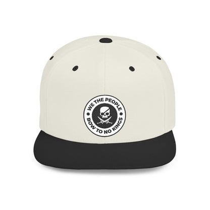 Free Oppression - Hats - We The People Bow To No Kings – Flat Bill Snapback Hat