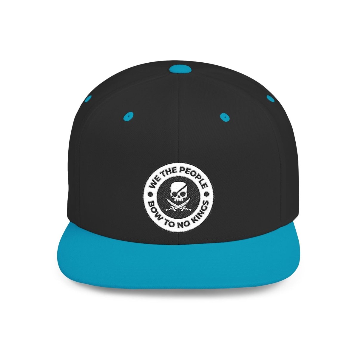 Free Oppression - Hats - We The People Bow To No Kings – Flat Bill Snapback Hat