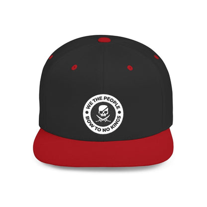 Free Oppression - Hats - We The People Bow To No Kings – Flat Bill Snapback Hat