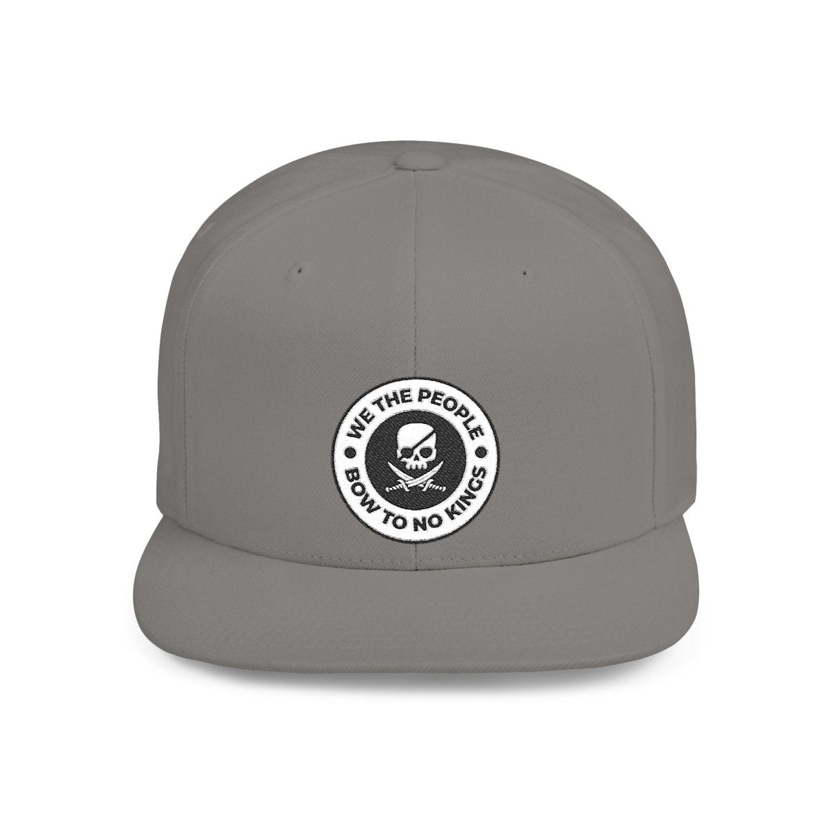 Free Oppression - Hats - We The People Bow To No Kings – Flat Bill Snapback Hat