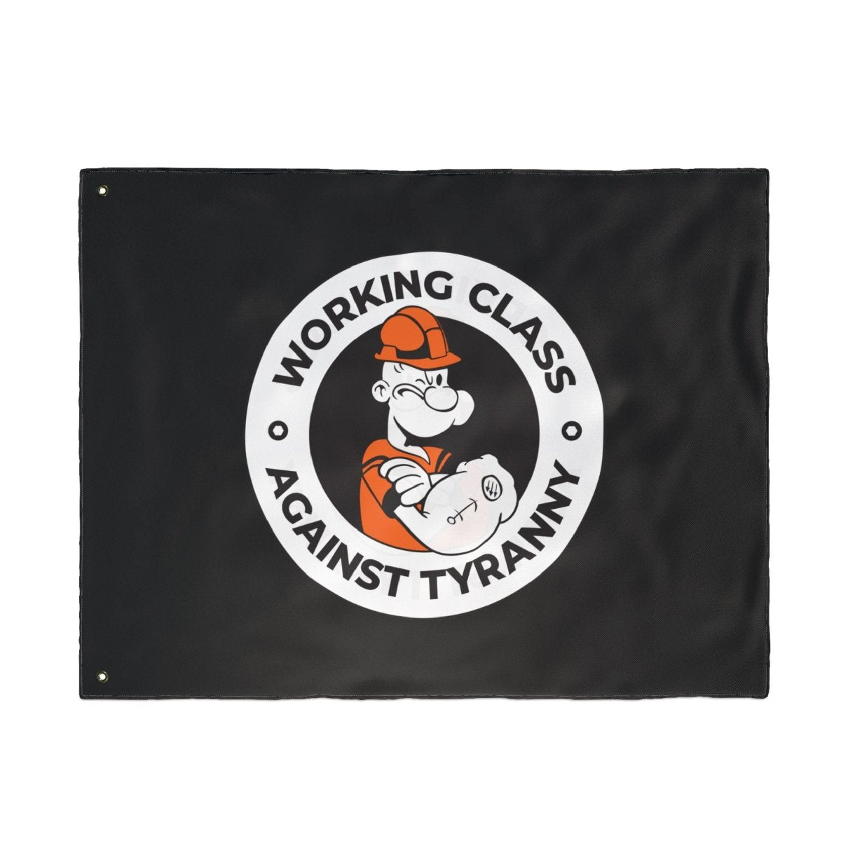 Free Oppression - Home Decor - Working Class Against Tyranny Flag - Anti Fascist Labor Pride Banner for Activists, Unions, Rallies, Protests, Home or Office Decor
