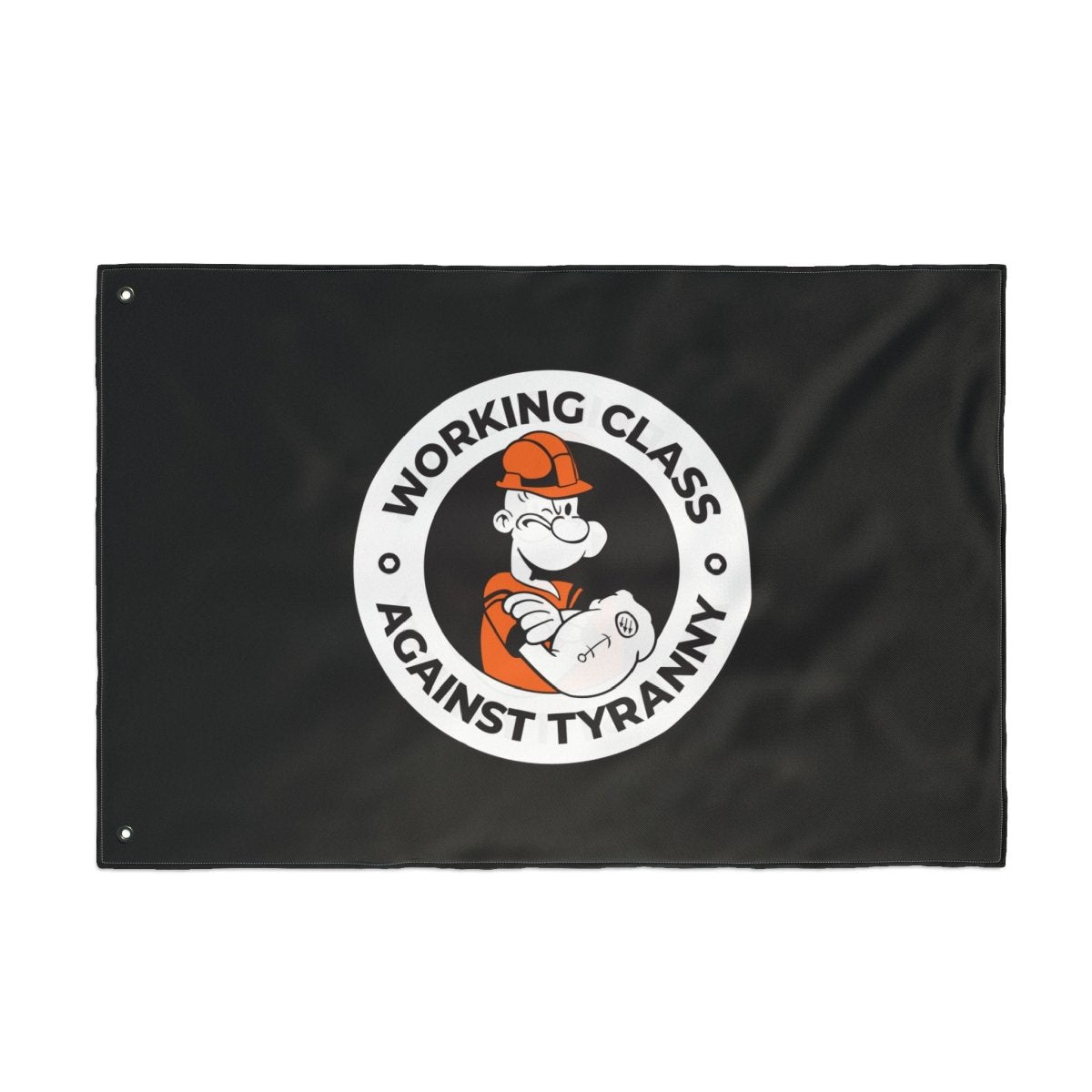 Free Oppression - Home Decor - Working Class Against Tyranny Flag - Anti Fascist Labor Pride Banner for Activists, Unions, Rallies, Protests, Home or Office Decor