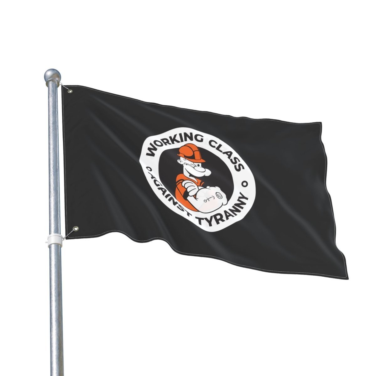 Free Oppression - Home Decor - Working Class Against Tyranny Flag - Anti Fascist Labor Pride Banner for Activists, Unions, Rallies, Protests, Home or Office Decor