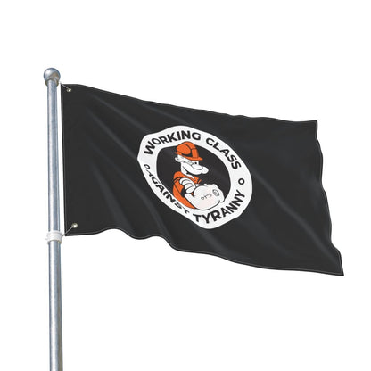 Free Oppression - Home Decor - Working Class Against Tyranny Flag - Anti Fascist Labor Pride Banner for Activists, Unions, Rallies, Protests, Home or Office Decor