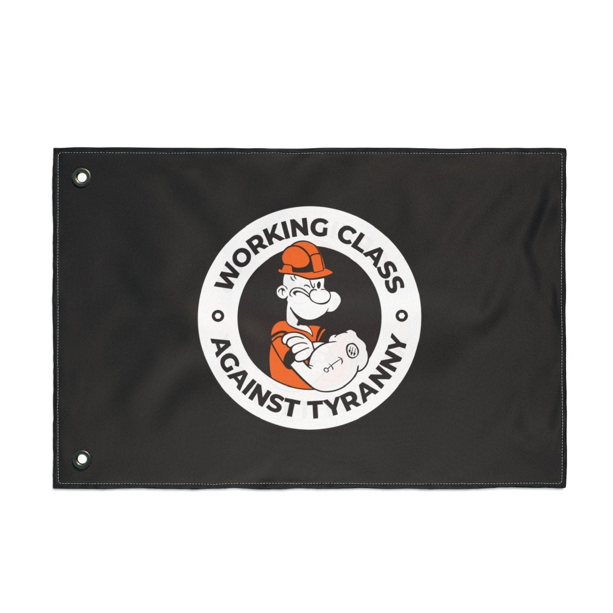 Free Oppression - Home Decor - Working Class Against Tyranny Flag - Anti Fascist Labor Pride Banner for Activists, Unions, Rallies, Protests, Home or Office Decor