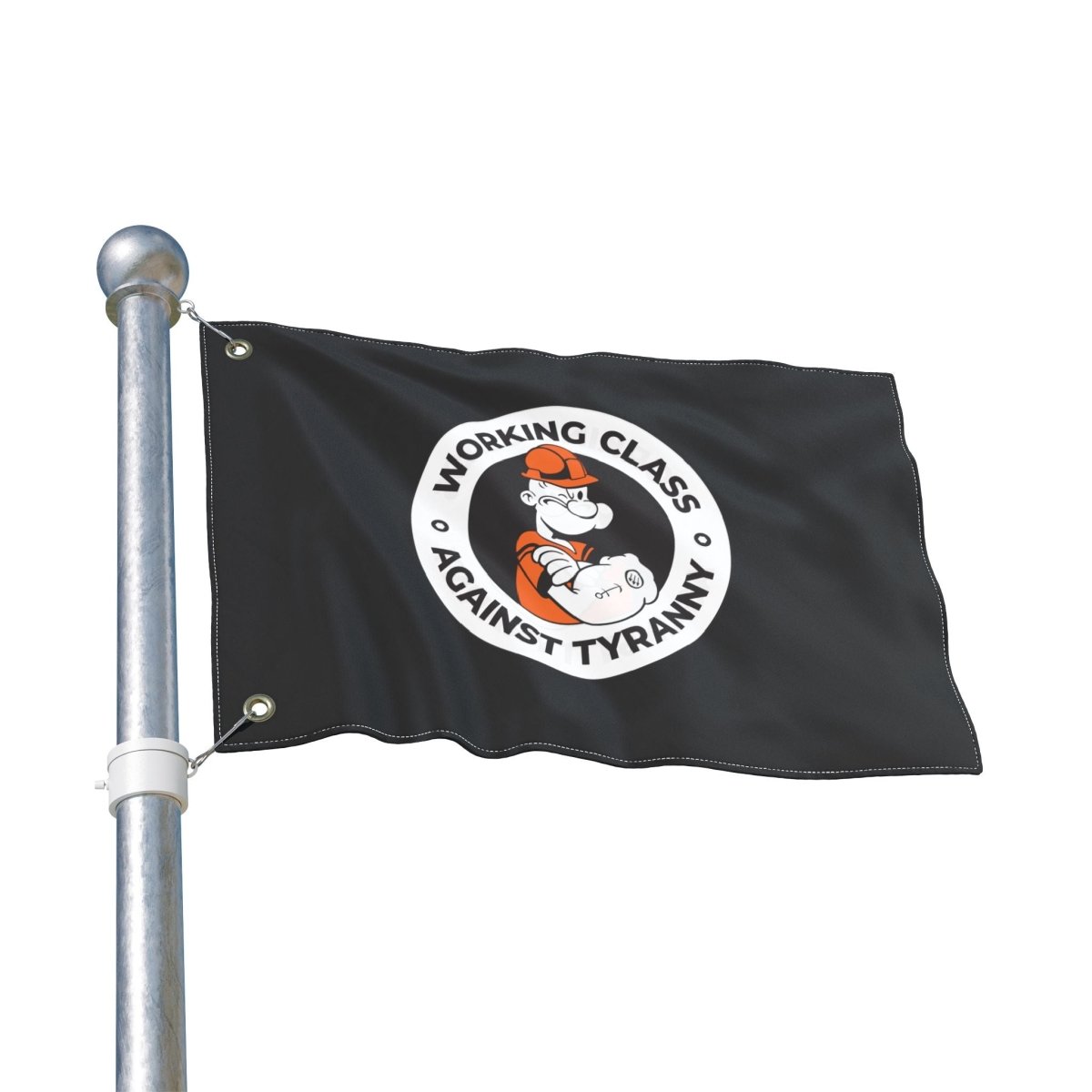 Free Oppression - Home Decor - Working Class Against Tyranny Flag - Anti Fascist Labor Pride Banner for Activists, Unions, Rallies, Protests, Home or Office Decor