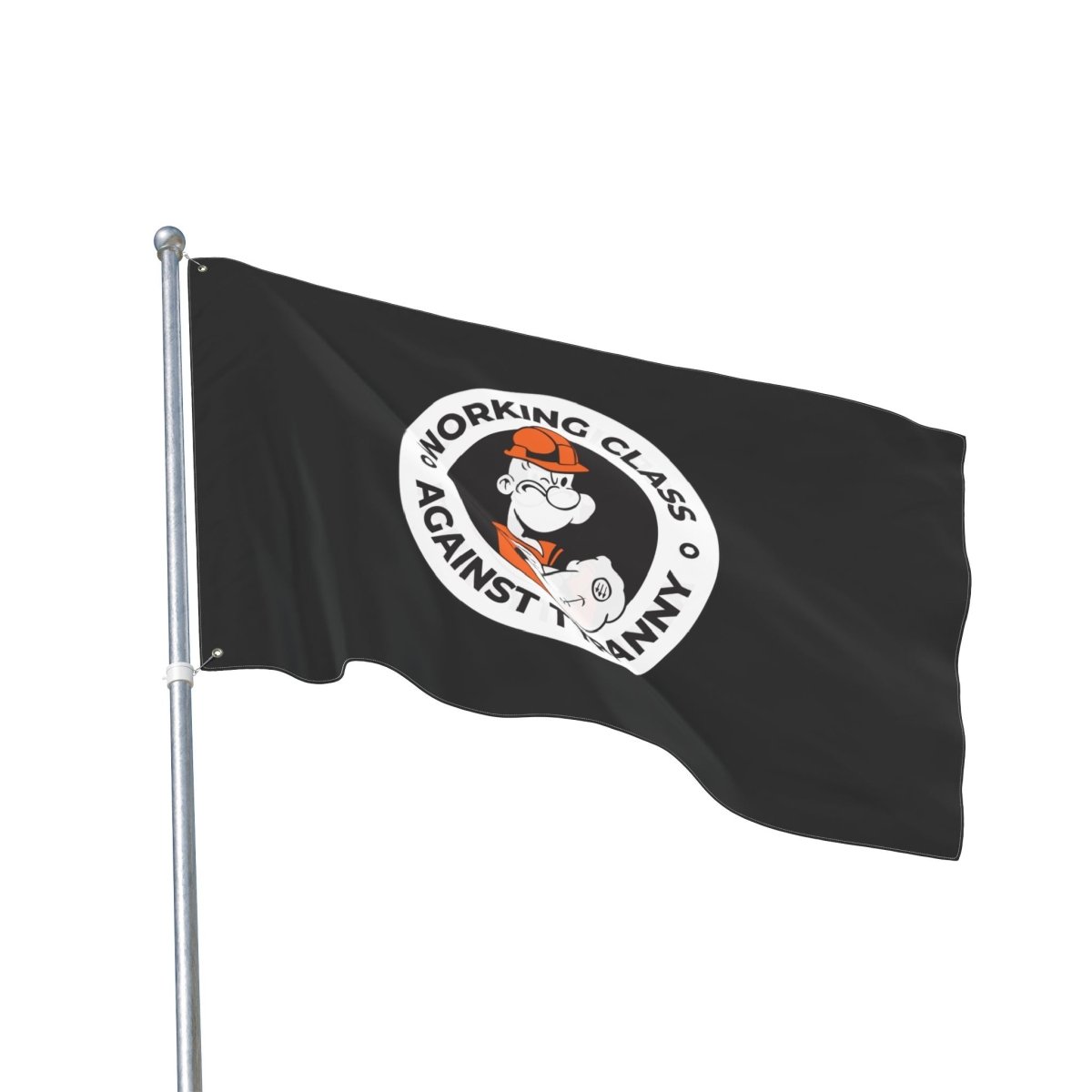 Free Oppression - Home Decor - Working Class Against Tyranny Flag - Anti Fascist Labor Pride Banner for Activists, Unions, Rallies, Protests, Home or Office Decor