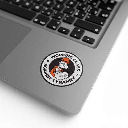 Free Oppression - Paper products - Working Class Against Tyranny – Round Sticker Roll