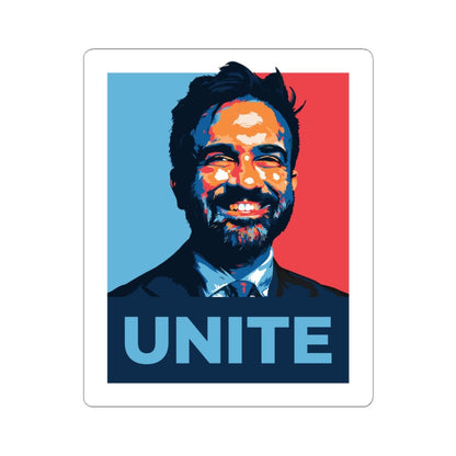 Free Oppression - Kiss - Cut Sticker - Zohran Mamdani Unite - Kiss - Cut Sticker