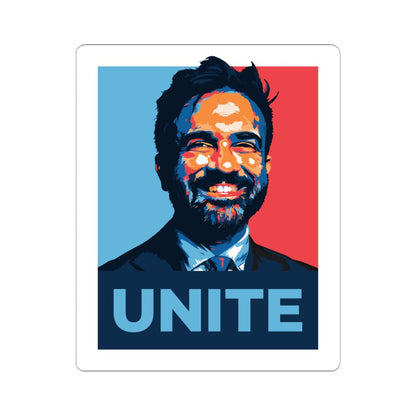 Free Oppression - Kiss - Cut Sticker - Zohran Mamdani Unite - Kiss - Cut Sticker