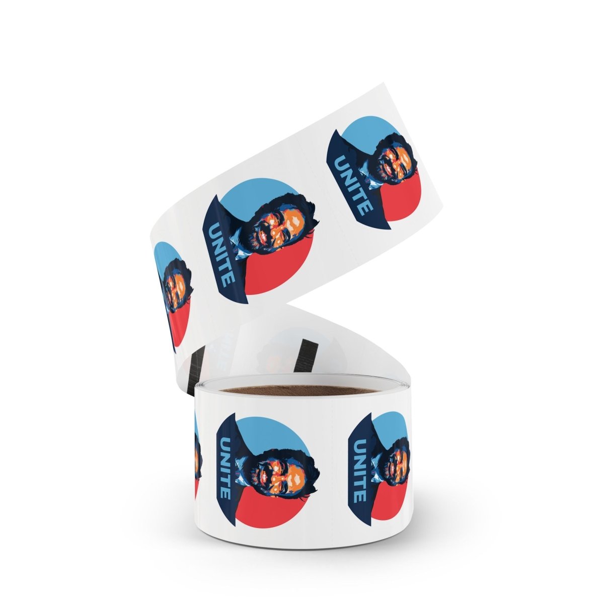 Free Oppression - Sticker Roll - Zohran Mamdani "Unite" - Round Vinyl Sticker Label Rolls - Anti Trump Protest "No Kings" Antifascist Decals