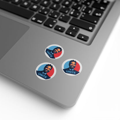 Free Oppression - Sticker Roll - Zohran Mamdani "Unite" - Round Vinyl Sticker Label Rolls - Anti Trump Protest "No Kings" Antifascist Decals