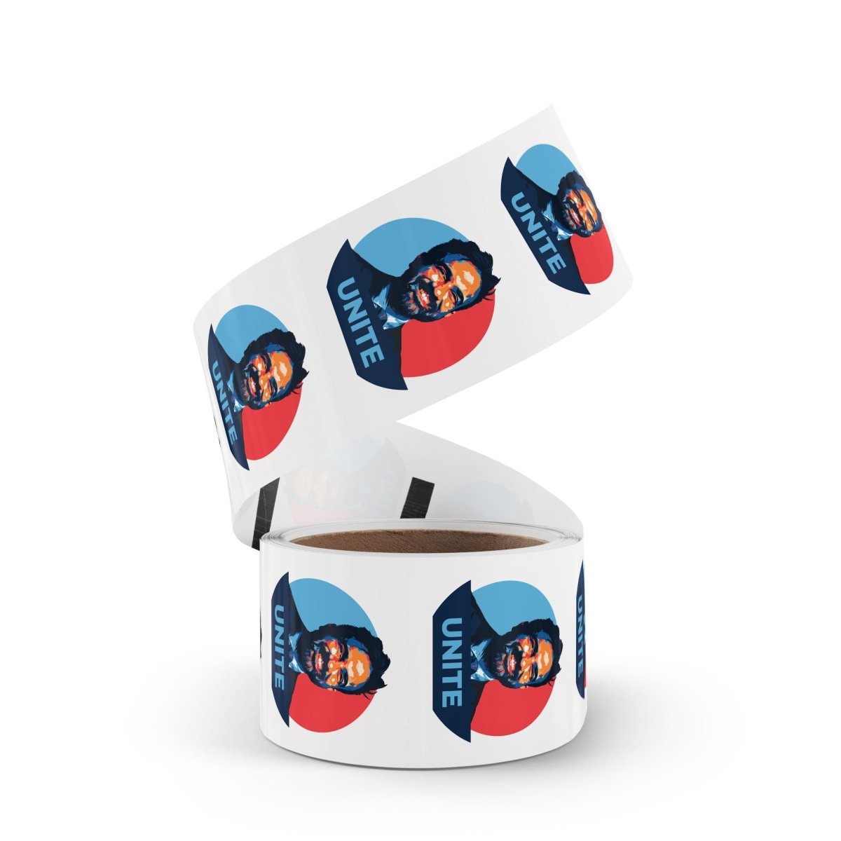 Free Oppression - Sticker Roll - Zohran Mamdani "Unite" - Round Vinyl Sticker Label Rolls - Anti Trump Protest "No Kings" Antifascist Decals